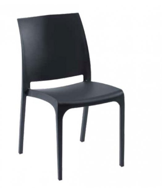 SILLA DISEO NEGRO 46X54X80 CM